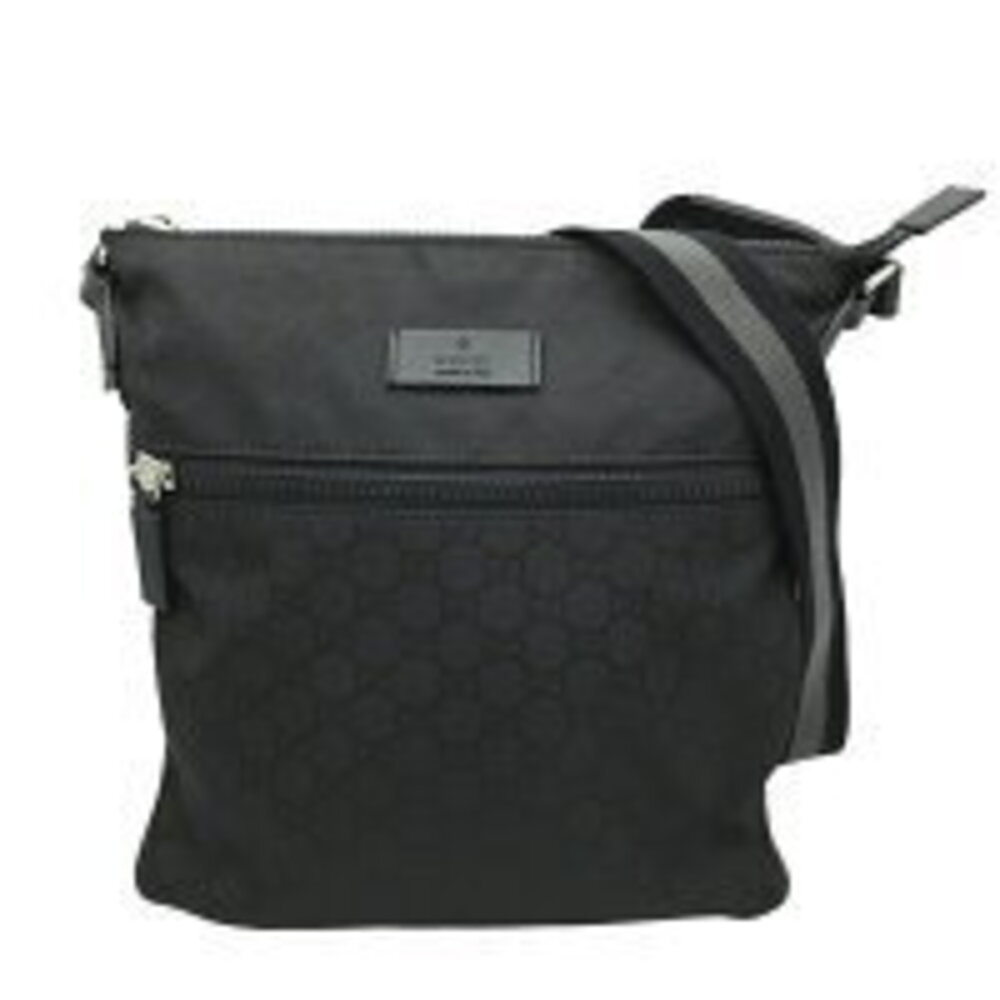 GUCCI GG Shoulder Bag Crossbody Black